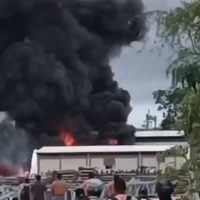 Se registra incendio en campamento del Tren Maya en Quintana Roo (Video)