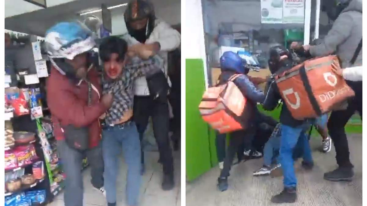 La agresión de los repartidores de Didi Food