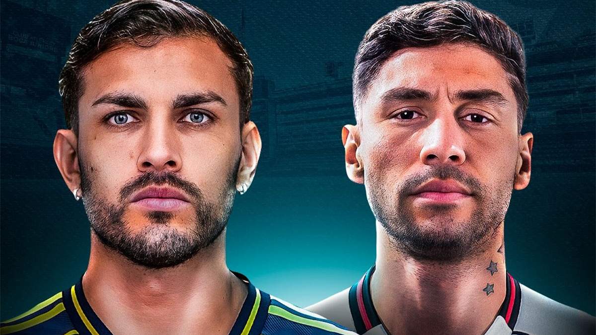 Dos campeones del mundo, Leandro Paredes y Gonzalo Montiel.