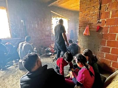 Un país convertido en campo de refugiados