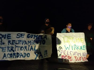Exigen a comunidades mapuches que levanten los cortes de rutas