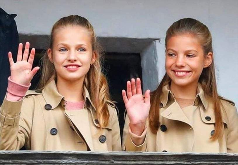 Princesa Leonor y la Infanta Sofía. Fuente: (Instagram)
