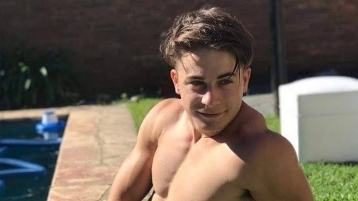 Máximo Thomsen, acusado de ser coautor del homicidio de Fernando Báez (foto Twitter).