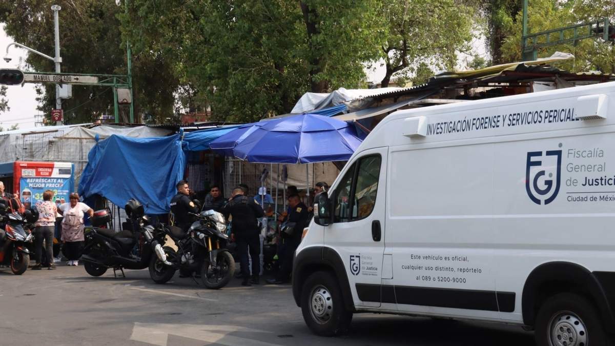 Servicios forenses en el barrio de Tepito