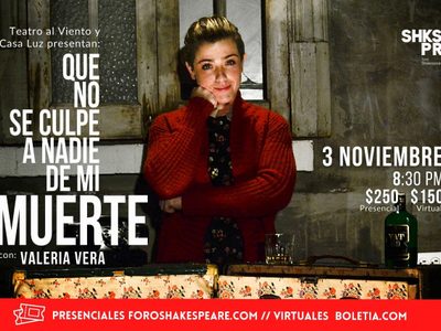 "Que no se culpe a nadie de mi muerte"