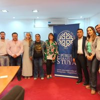 Salaburu se reunión con referentes de la UNCo para analizar la situación actual de la Universidad