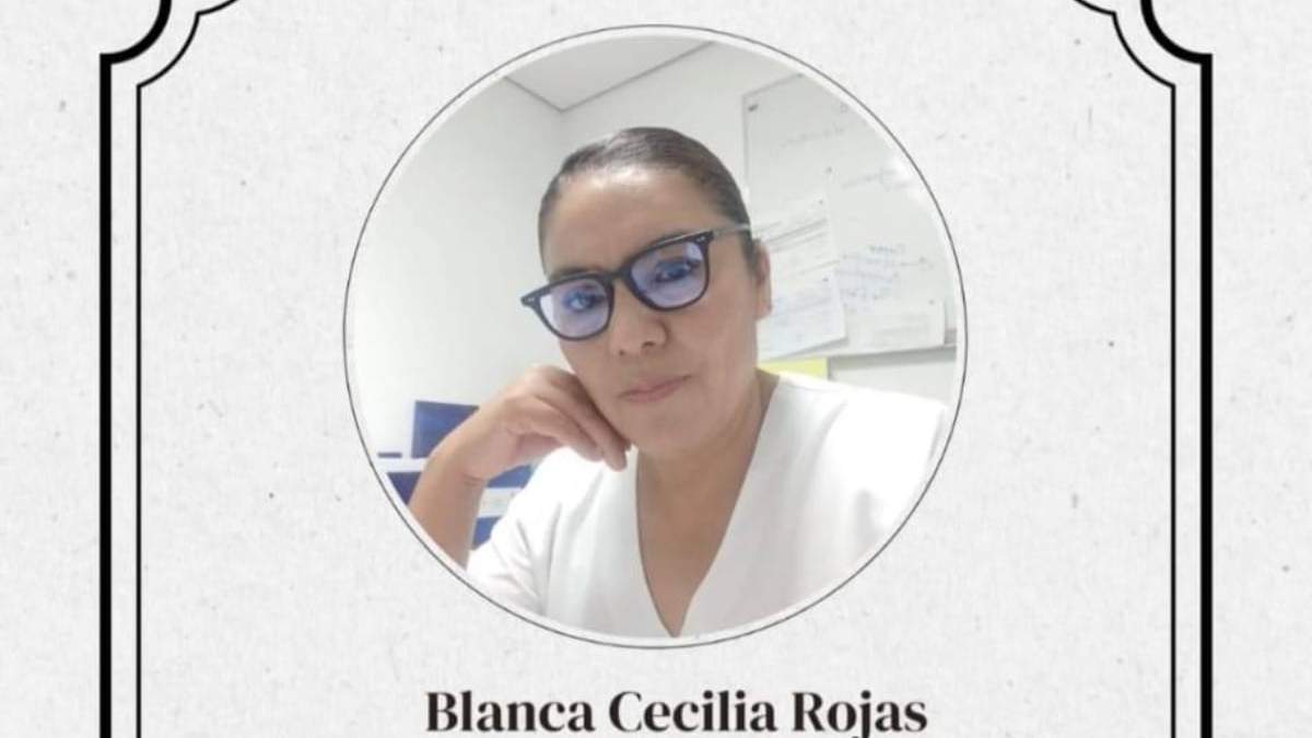 Esquela para la enfermera Blanca Cecilia Rojas Aguilar