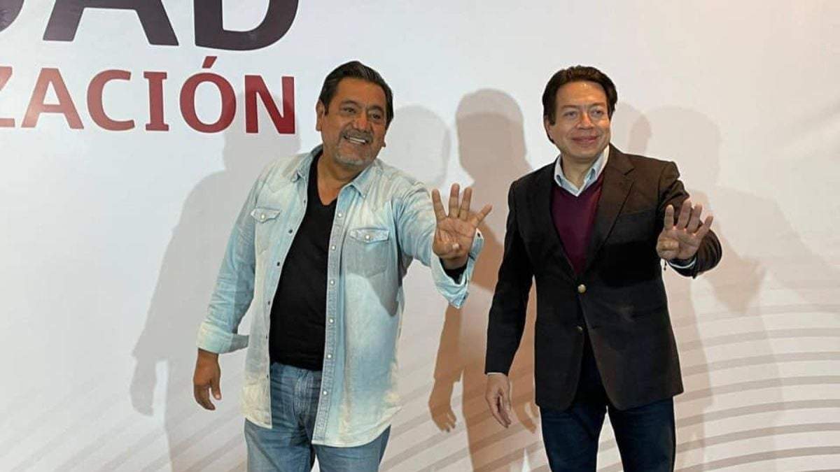 Félix Salgado Macedonio y Mario Delgado, líder nacional de Morena