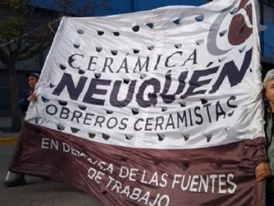 Trabajadores de Cerámica Neuquén marcharán para exigir la reconexión de la energía eléctrica