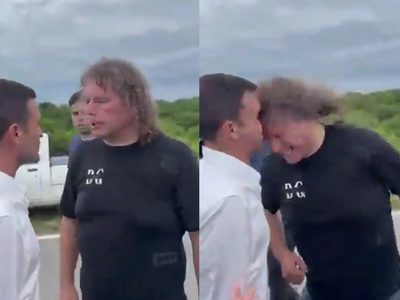 Un militante peronista le rompió la nariz a diputado libertario de un cabezazo