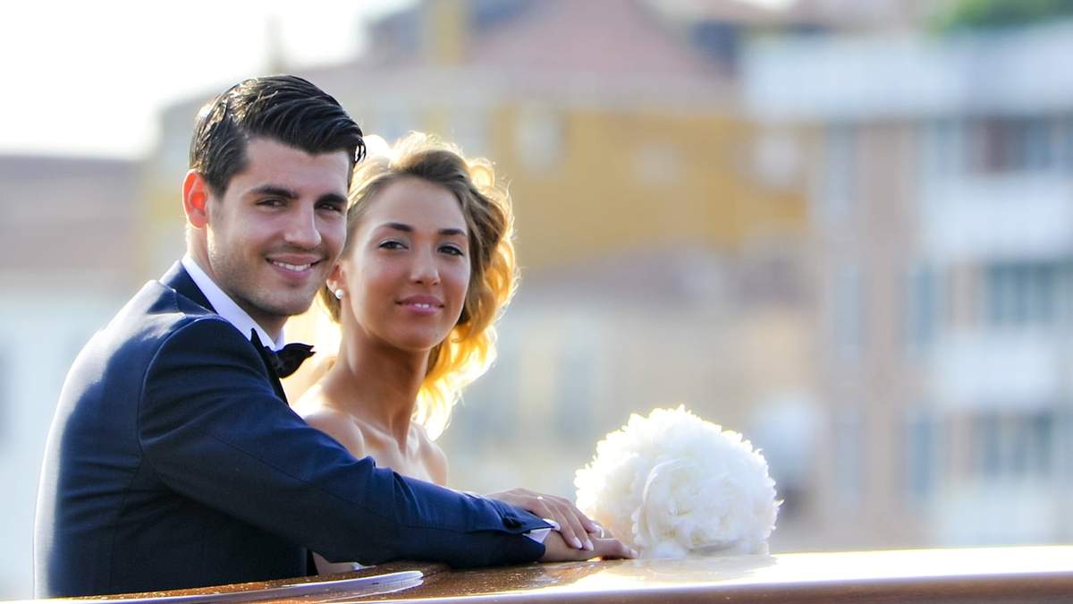 Álvaro morata y Alice Campello. Fuente: (Instagram)