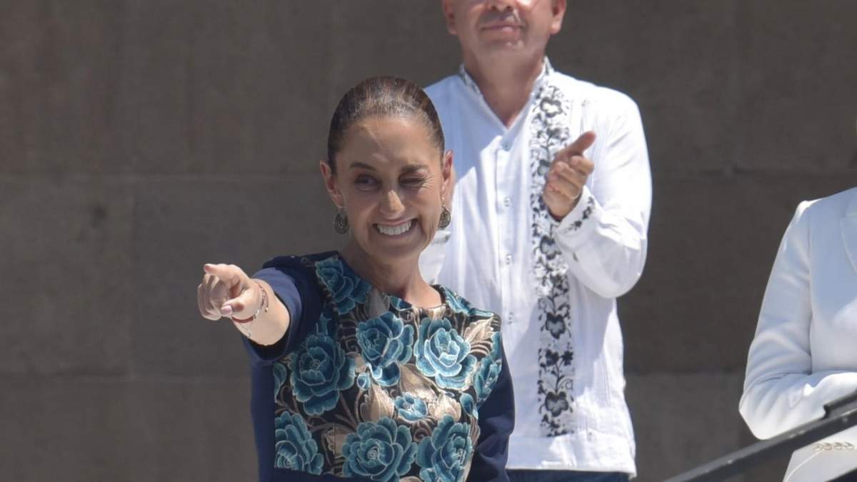 La presidenta Claudia Sheinbaum en la Asamblea del Zócalo capitalino