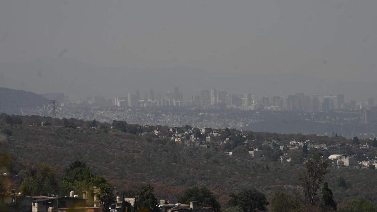 La contaminación esta tarde en la Ciudad de México