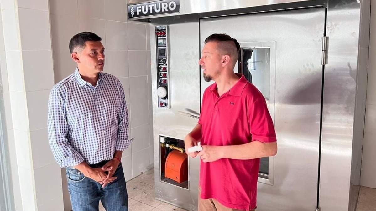 Koopmann supervisó los trabajos. Fuente: (Legislatura de Neuquén)