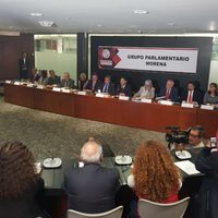 Legisladores de Morena y equipo de AMLO discuten detalles del 'entendimiento” México-EU-Canadá