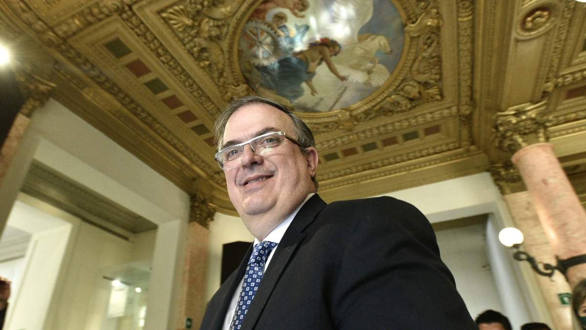 El canciller Marcelo Ebrard
