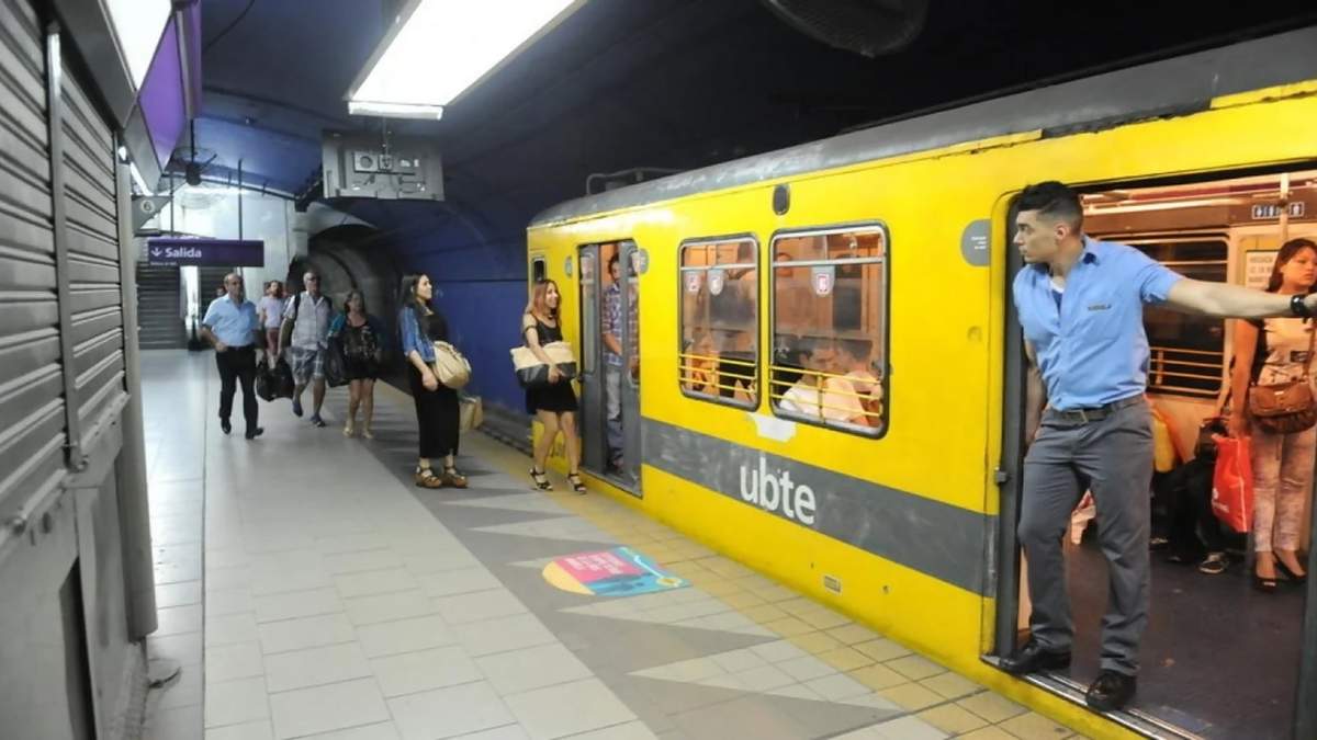 Línea E del subte porteño. Fuente: (Twitter)