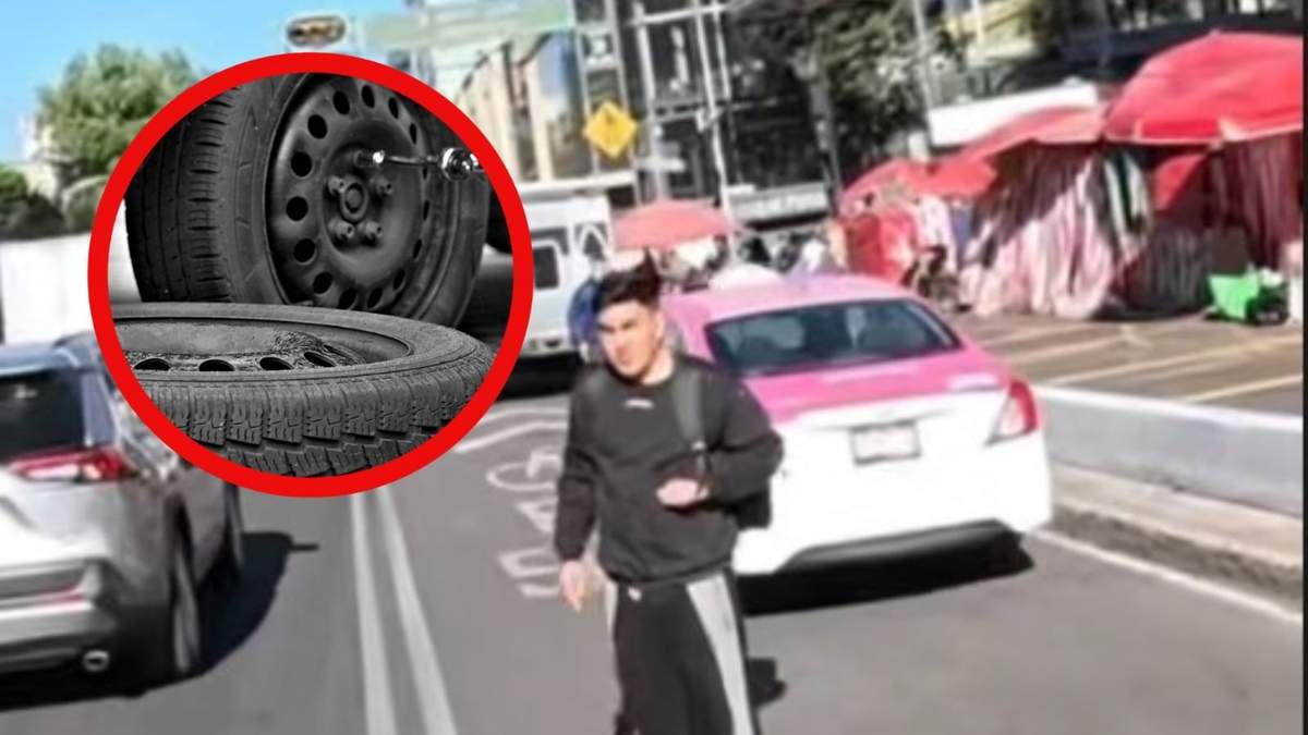 Supuestos estafadores señalan fallas mecánicas a conductores sobre avenida Baja California, en CDMX.