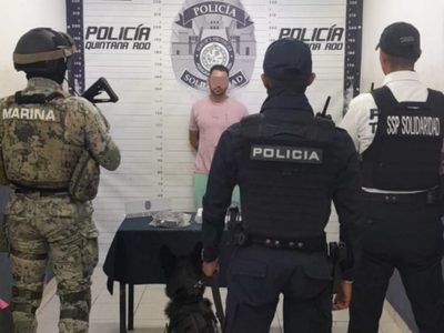 Detienen en Playa del Carmen a un extranjero con “tucibo”, droga más potente que la cocaína
