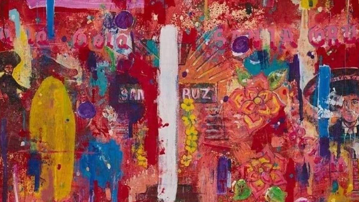 "Estandartes, lienzos para la memoria", del artista Demián Flores, en La Casa Lamm