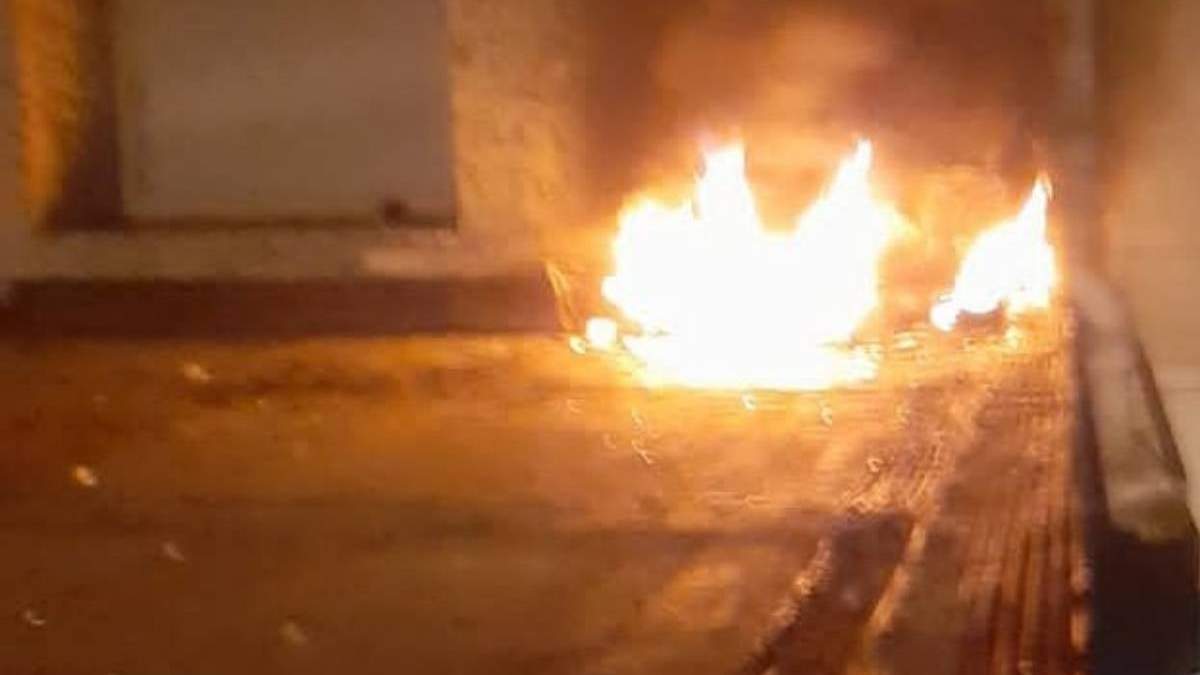 Imagen del ataque difundida por la cancillería cubana