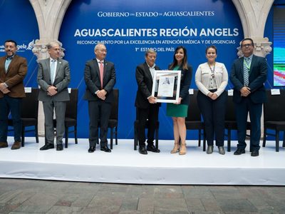 Aguascalientes, primer y único estado en recibir reconocimiento internacional en urgencias médicas