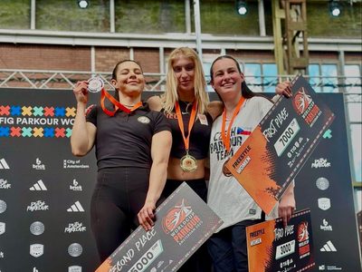 Ella Bucio gana la medalla de plata en la Copa del Mundo de Parkour en Ámsterdam