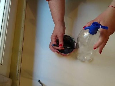 Con sifones de soda vacíos, hacé estos 2 preciosos adornos para colocar dentro de casa o en el jardín