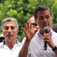 El reclamo a Peña en Pilcaya: '¿Por qué no traes comida?”