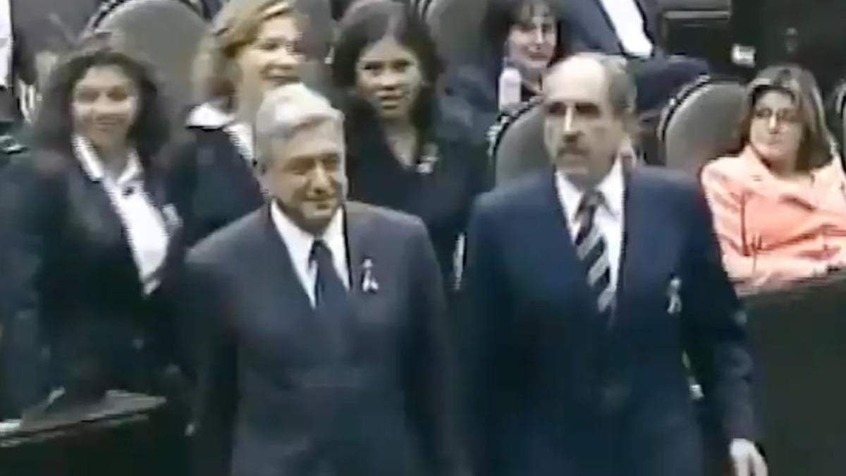 López Obrador previo a su discurso de desafuero