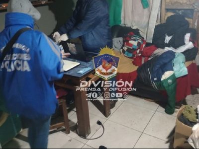 Un hombre demorado y elementos secuestrados en un allanamiento en San Martín de los Andes