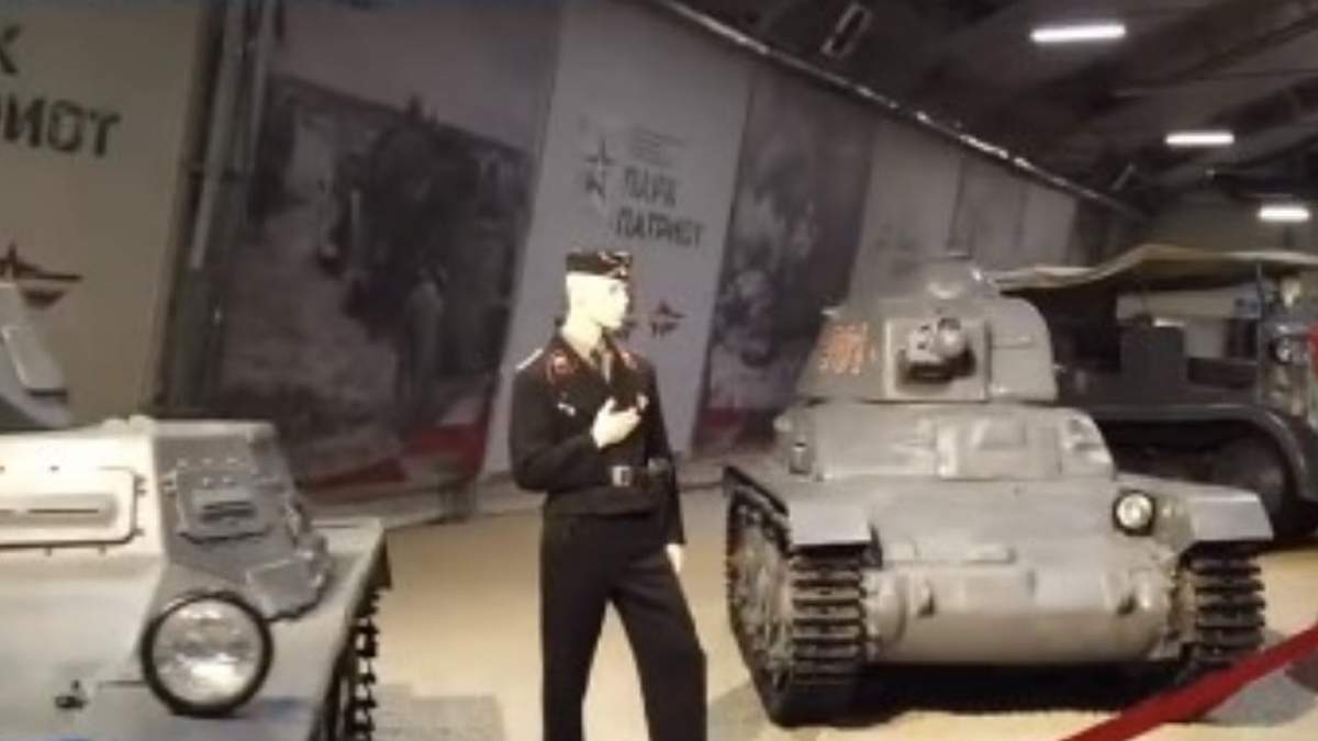 Museo en Moscú donde se pueden ver los tanques, blindados y artilleria propulsada de la alemania nazi