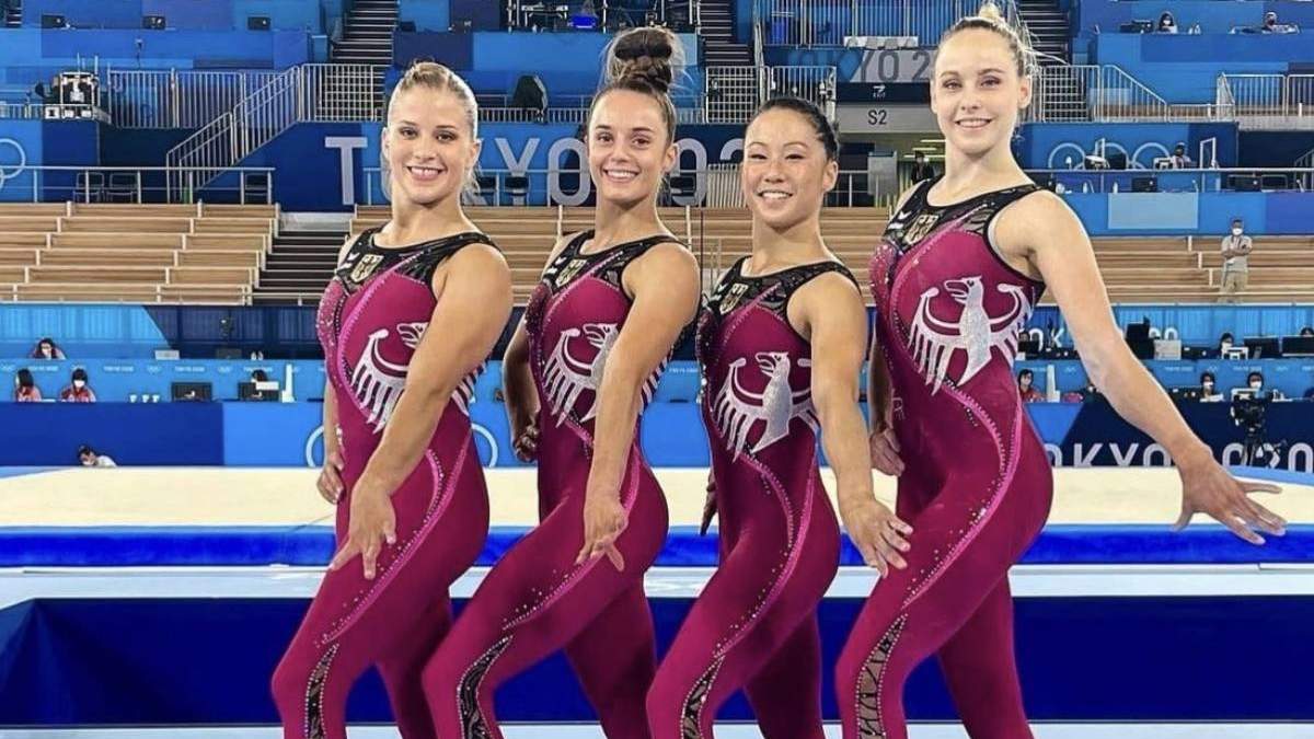 El equipo de gimnasia femenil alemán