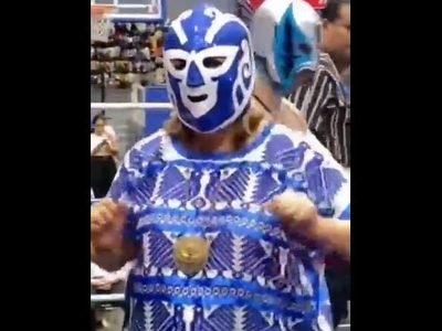 Xóchitl Gálvez, como luchadora enmascarada, se sube al ring en Twitter