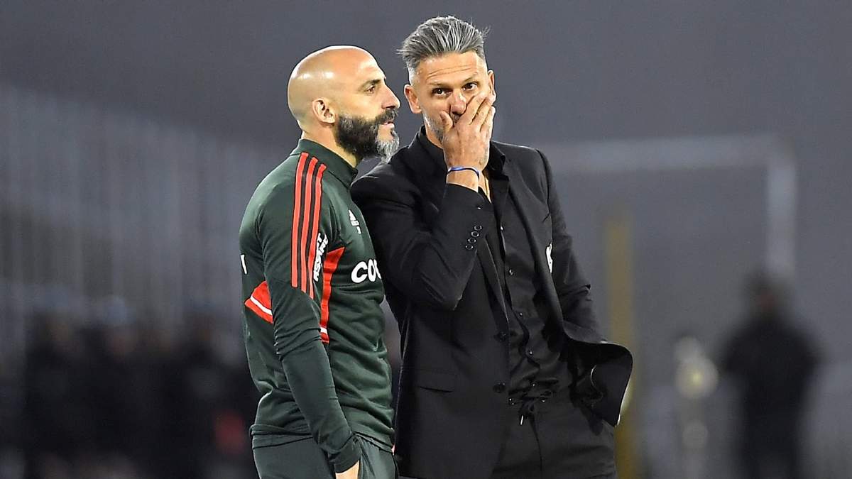 Javier Pinola y Martín Demichelis. Fuente: (X)