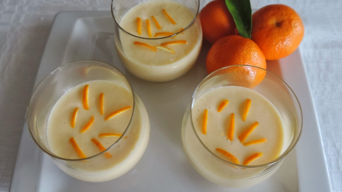 Mousse de naranja. Fuente: (Instagram)