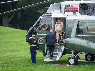 El helicóptero en el que viajaba Donald Trump sufrió problemas técnicos
