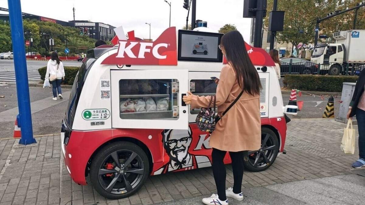 Vehículos autónomos para delivery. Fuente: (Instagram)