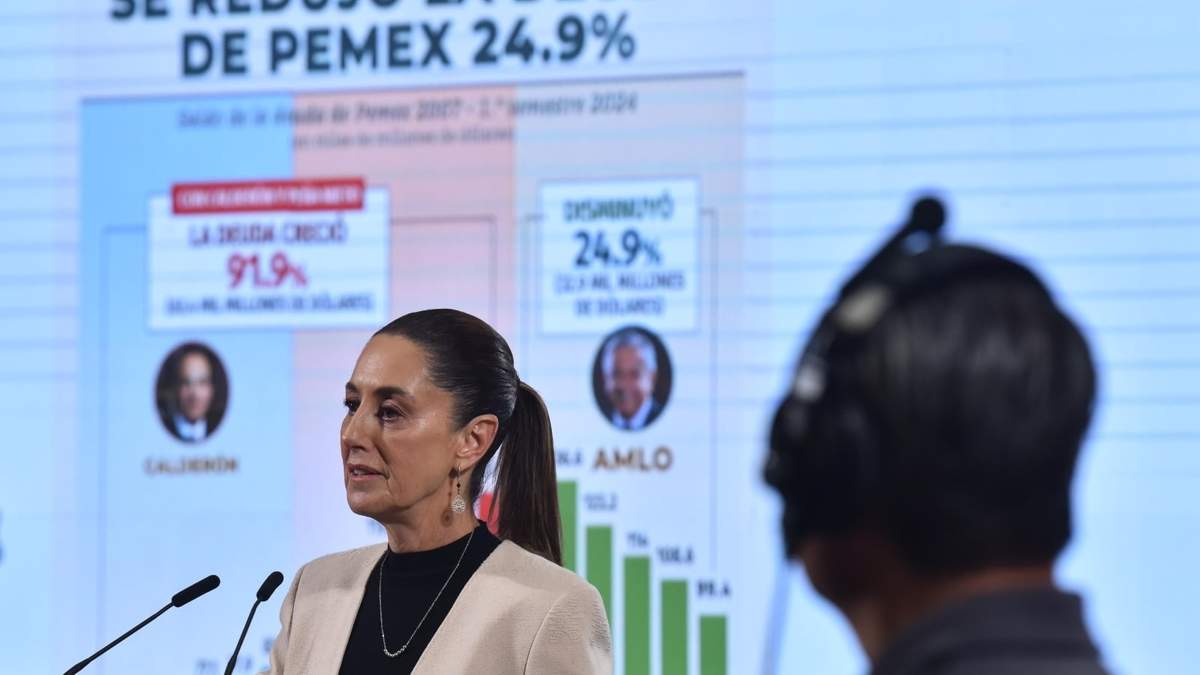 La presidenta Claudia Sheinbaum