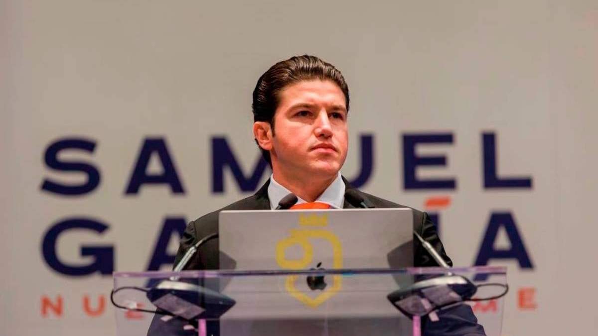 El gobernador de Nuevo León, Samuel García