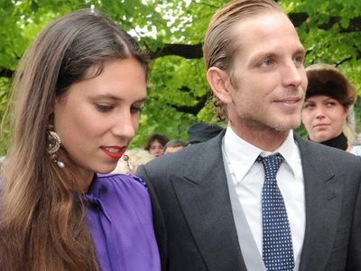 Como unos reyes: Andrea Casiraghi y Tamara Santo Domingo fueron captados en el mar de Saint Tropez