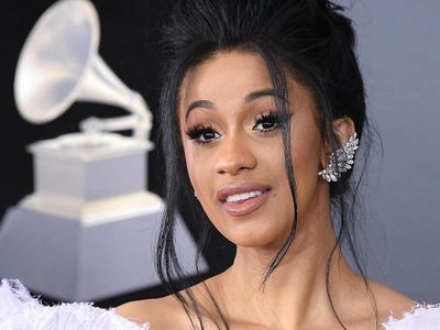 Al final Cardi B se quedó sin maquillaje y también... ¡se le escapó algo más!