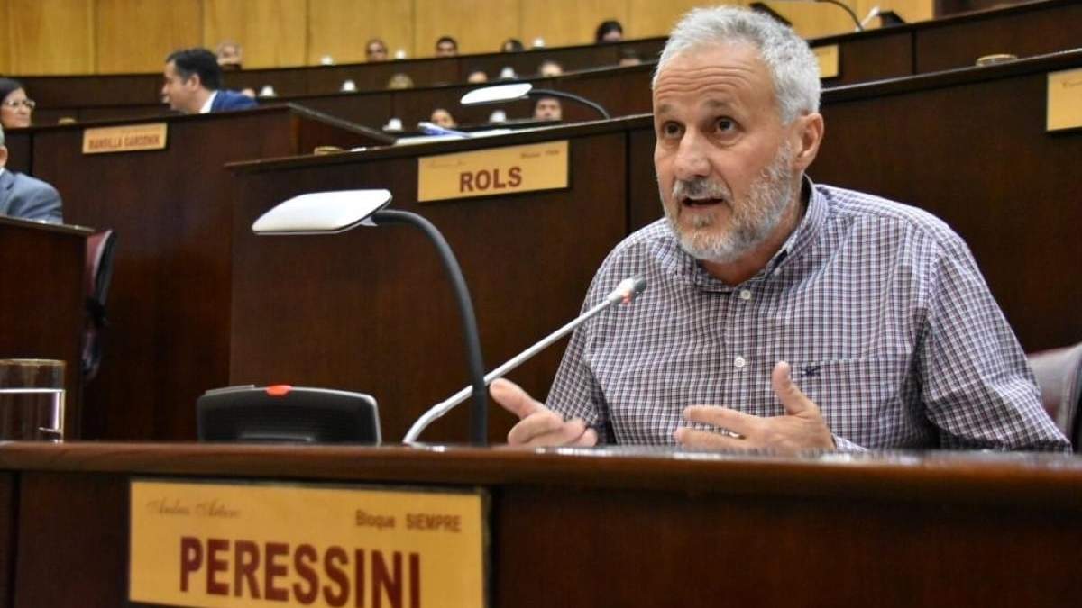 Andrés Peressini, diputado provincial. Fuente: (Legislatura de Neuquén)