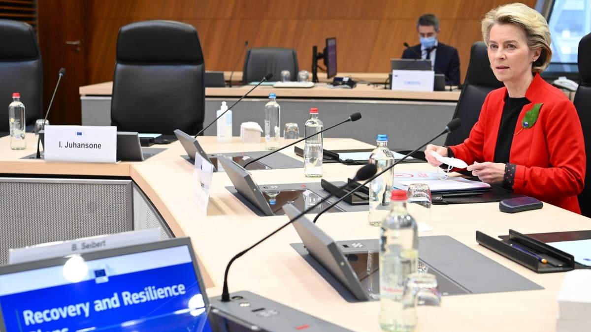 La presidenta de la Comisión Europea