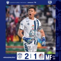 Pachuca vence 2-1 a San Luis y acaricia liguilla directa
