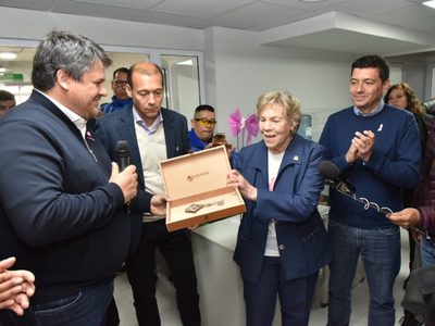 Gaido le entregó la llave de Neuquén a la asociación Luncec