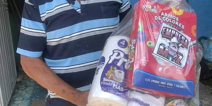 Despensas para afectados del huracán Orlene