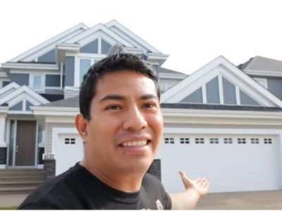 Mexicano presume lujosa casa que se compró en Canadá trabajando como albañil