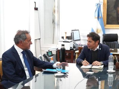 Daniel Scioli se reunió con Axel Kicillof: sobre qué conversaron
