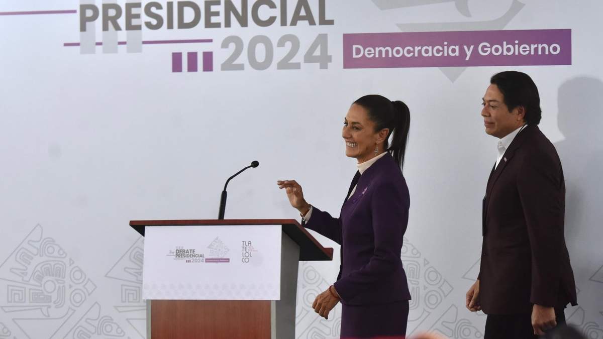 Claudia Sheinbaum y Mario Delgado
